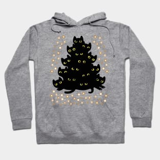 Christmas Tree Cats Hoodie